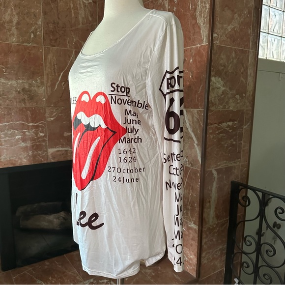 Lee Tongue Route 66 OC Order Plus Stretchy Shirt Top XL - Picture 6 of 13